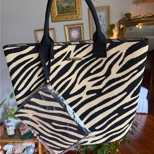 Brand New Zebra Print Tote Bag